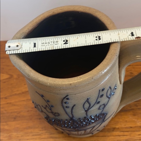 1990 Maple City Pottery salt glazed cream pitcher - Picture 10 of 10